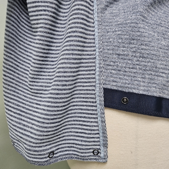 Lululemon Vinyasa Scarf Rulu Mini Check Pique Caspian Blue Heathered Inkwell OS - Picture 10 of 14